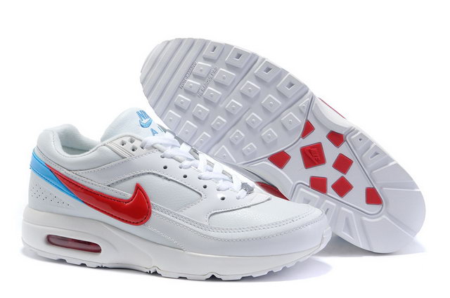 Womens Nike Air Max Classic BW White Blue Red